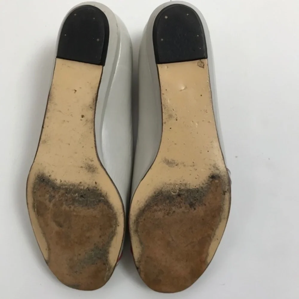 Vintage Ruffle Peep-Toe Flats‎